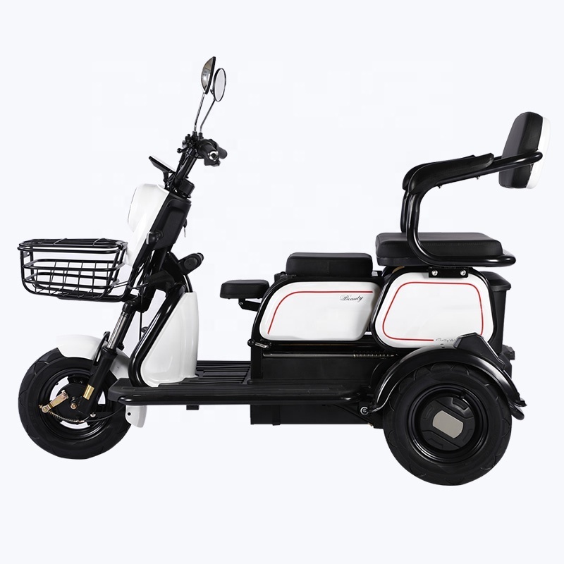 Electric 3-wheel electric bicycle electric rickshaw 600w electric motor electric tricycle motorcycle