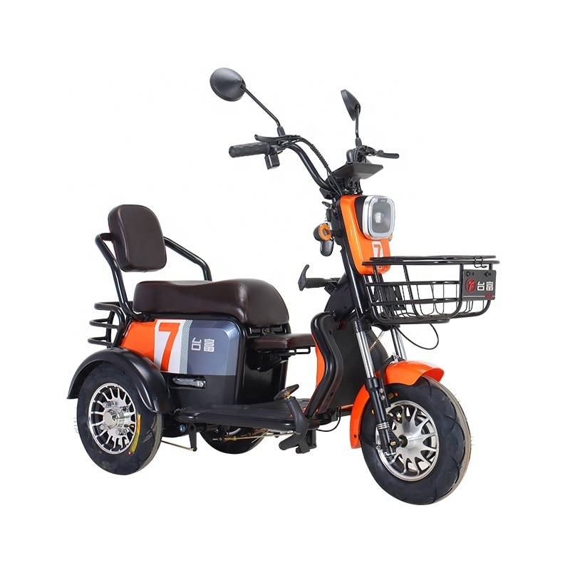 Logo can be customized 500-800w customizable adult 3 wheel electric tricycle