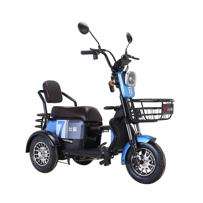 Logo can be customized 500-800w customizable adult 3 wheel electric tricycle