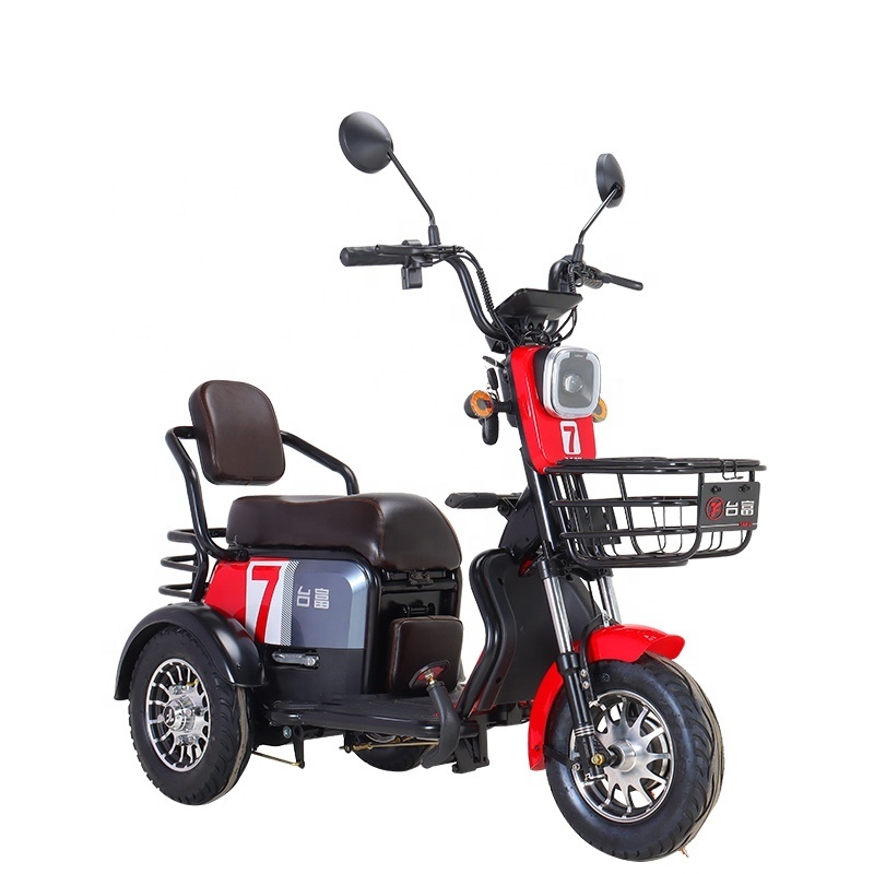 Logo can be customized 500-800w customizable adult 3 wheel electric tricycle