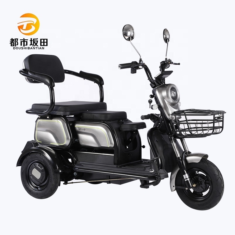 Electric 3-wheel electric bicycle electric rickshaw 600w electric motor electric tricycle motorcycle