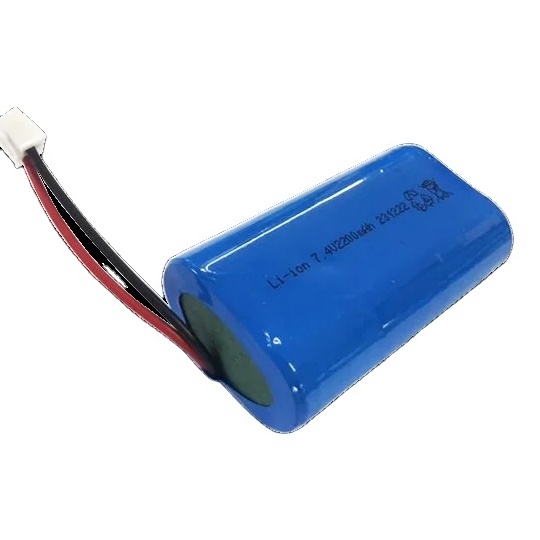 lifepo4 Battery Pack 1S2P cylindrical 3.2V 3000mAh with JST plug emergency lighting li-ion battery