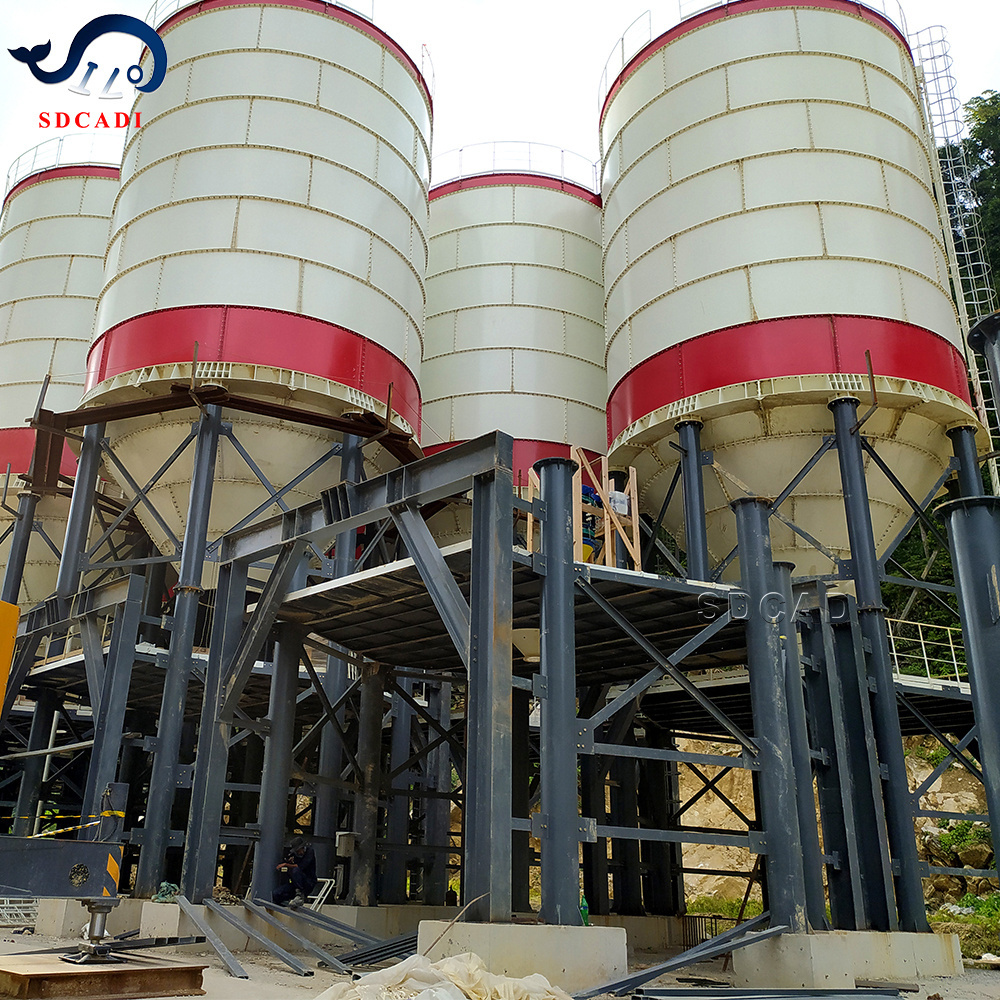 SDCAD Special customization 20 ton cement silo feed  powder silo 20 your silo cement