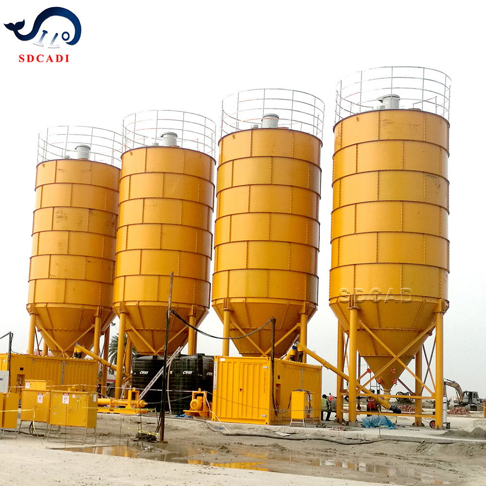 SDCADI Brand profession customized 100 ton mini steel concrete vertical cement silo used