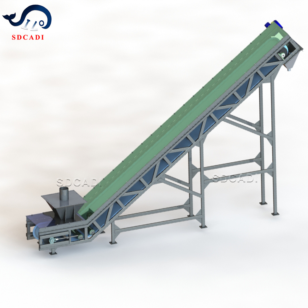 SDCAD Industrial High Quality laundry conveyor belt poultry manure conveyor belt for sale