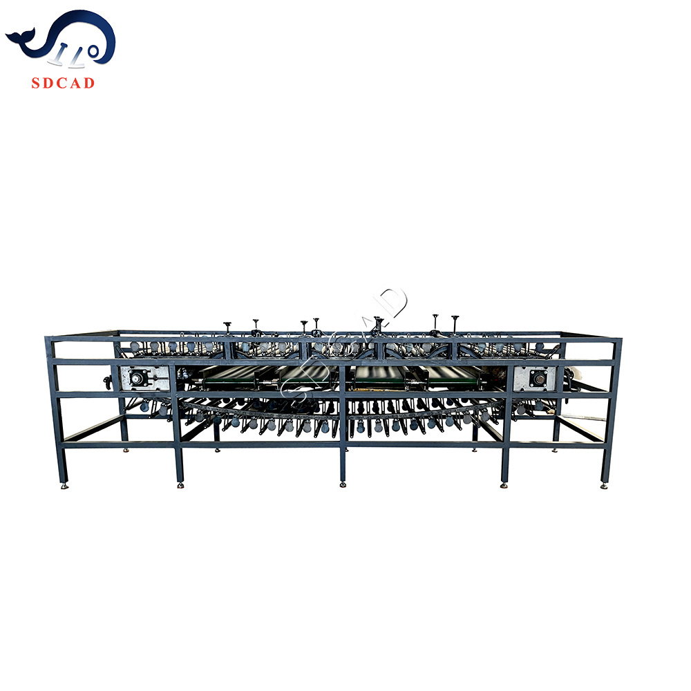 SDCAD Sectional Helical Spiral Blade Screw Conveyor Flight Bending Hydraulic Press Cold Rolling Forming Qualified Machine