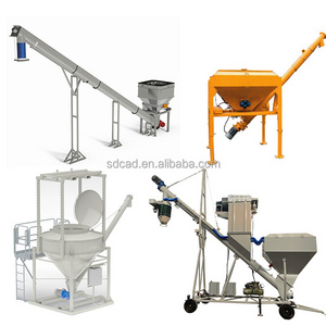 SDCAD Brand Dry ash bulk machine ash warehouse loading mobile bulk truck loading system