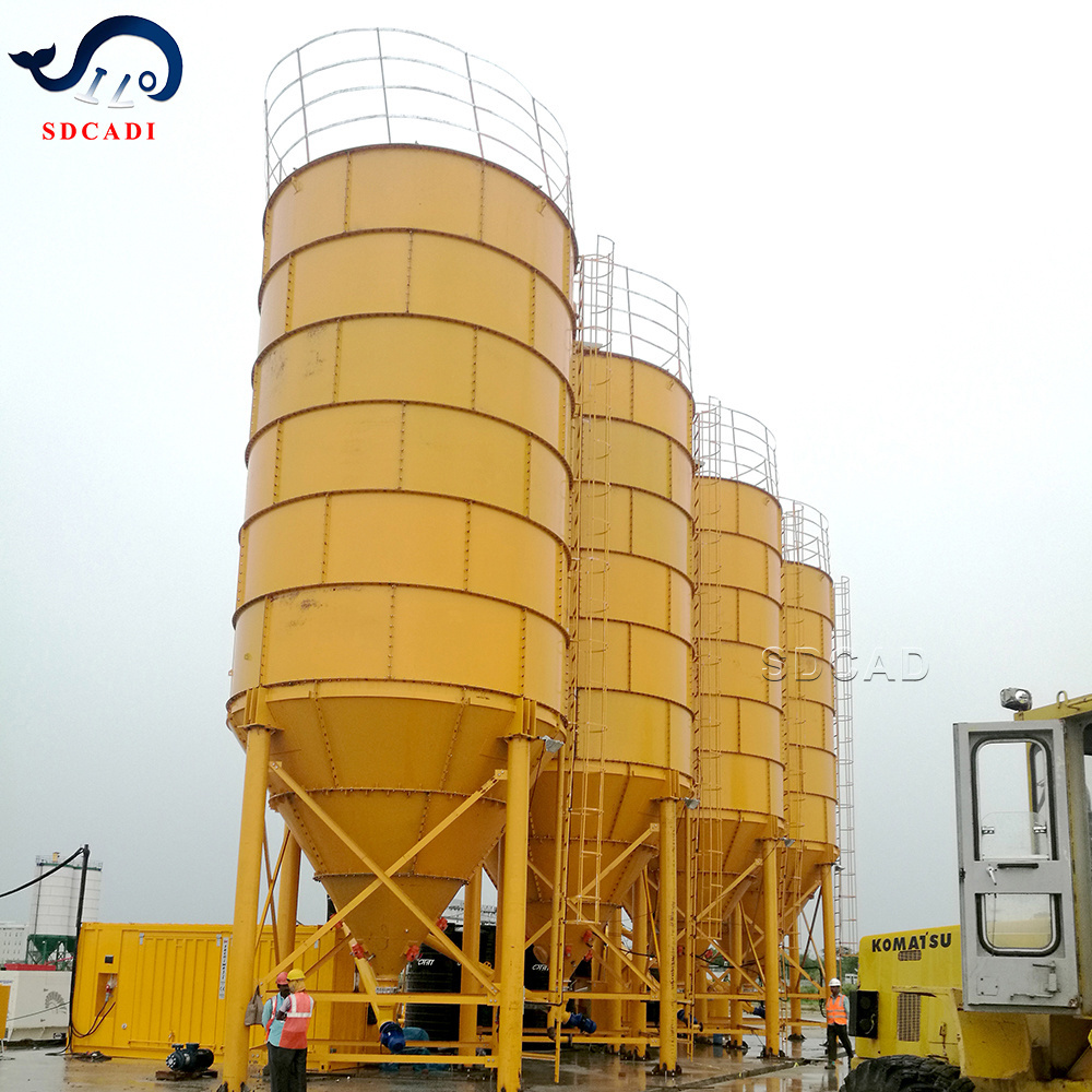 SDCADI Brand profession customized 100 ton mini steel concrete vertical cement silo used