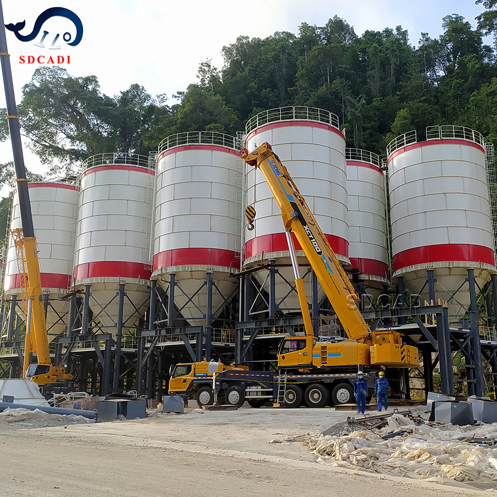 SDCAD Special customization 20 ton cement silo feed  powder silo 20 your silo cement