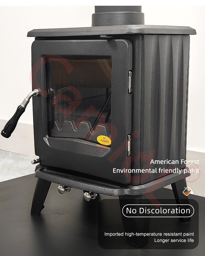 EU traditional style cast iron Indoor stove wood burning stove with oven