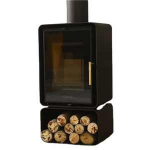 Wood Stoves Type and Cold Rolled Steel Material wood boiler stove indoor fireplace cheap price