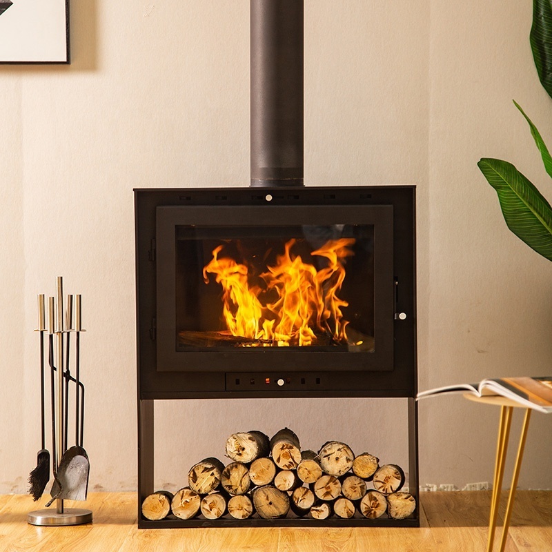 Europe Style Freestanding Fireplace Stove Domestic Heating Cast Iron Wood Burning Stove