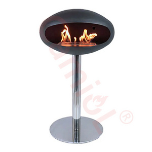 Chinese Manufacturers Freestanding Bio Ethanol Fireplace  Modern Design Indoor Real Fire Ethanol Fireplace