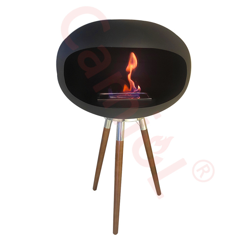 Indoor freestanding fireplace new design real fire ethanol fireplace bio alcohol fireplace