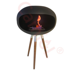 Indoor freestanding fireplace new design real fire ethanol fireplace bio alcohol fireplace