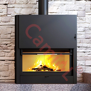 wholesale steel material wood stove fast heating fireplaces modern design wood burning stoves