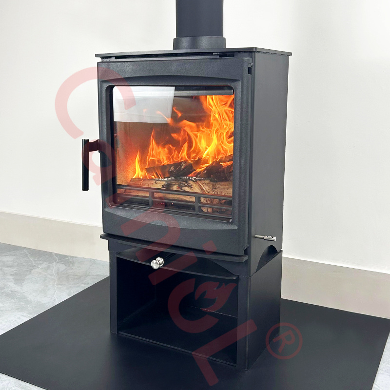 CAMIOL ECO Wooden Home Multi Fuel Heating Flammable Smokeless Steel Fire Cook Coal Burning Fireplace Wood Stove