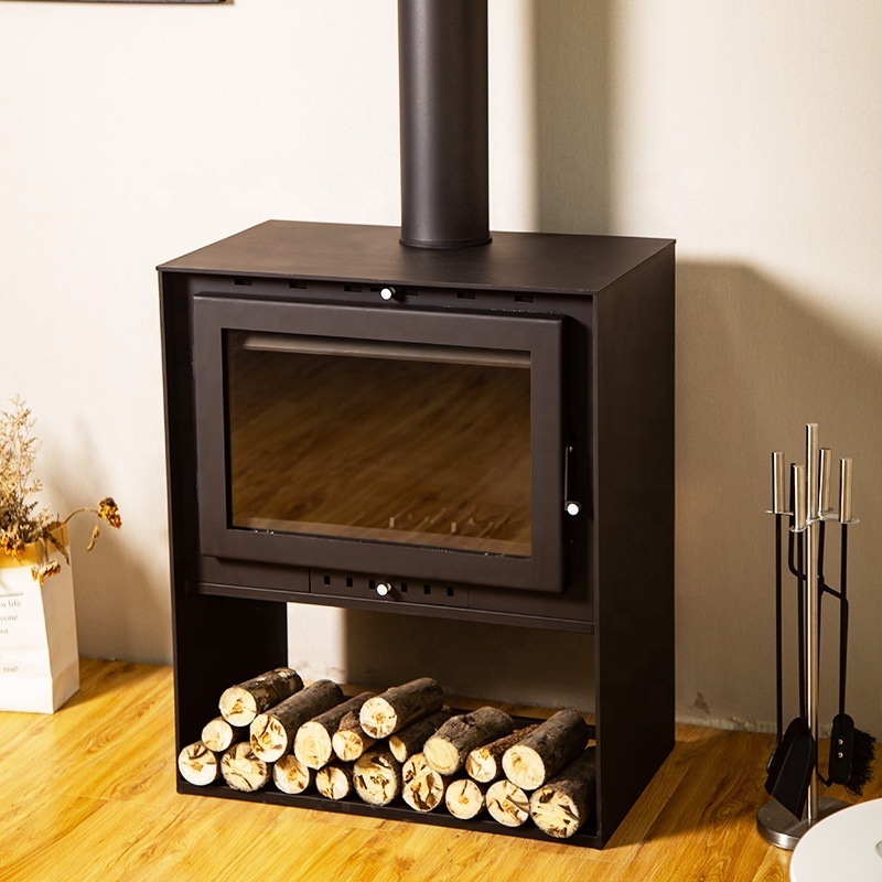 Europe Style Freestanding Fireplace Stove Domestic Heating Cast Iron Wood Burning Stove