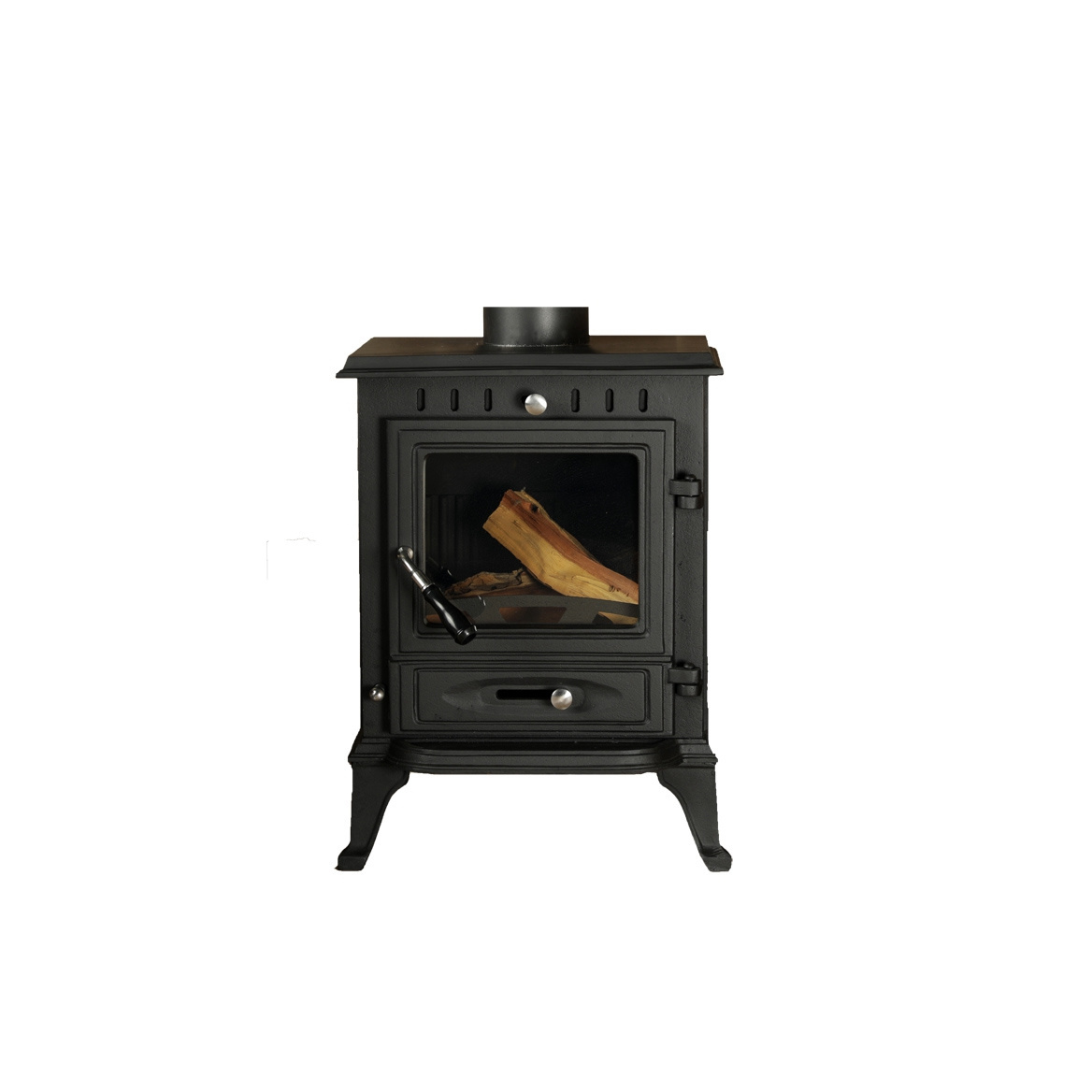 2022 Factory price cast iron cast iron indoor wood burning fireplace stove with mantle