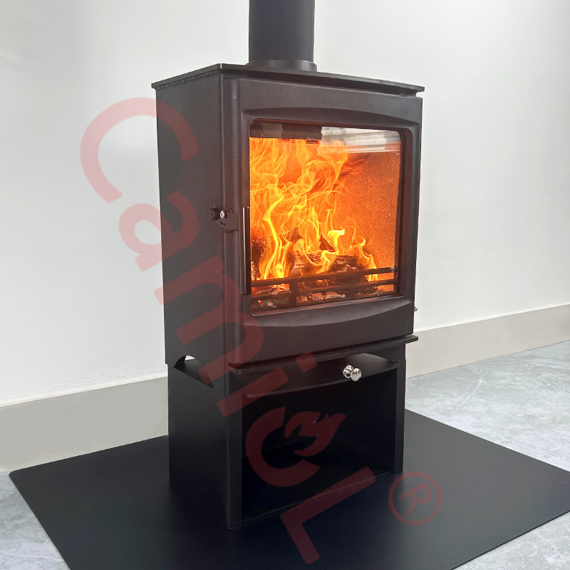 CAMIOL ECO Wooden Home Multi Fuel Heating Flammable Smokeless Steel Fire Cook Coal Burning Fireplace Wood Stove