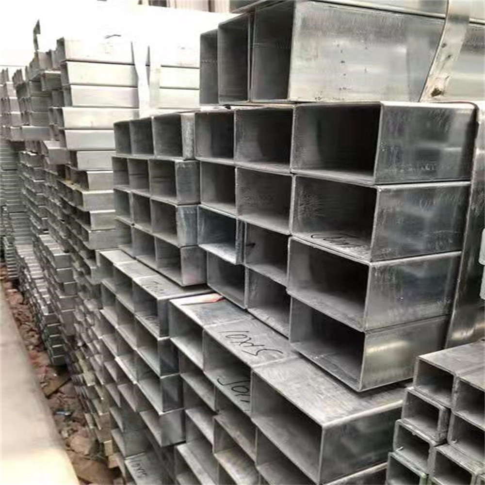 100 x100 Galvanized Square Steel Tubes 100 x 100 x 4 galvanized Square Steel Tubing For Sale