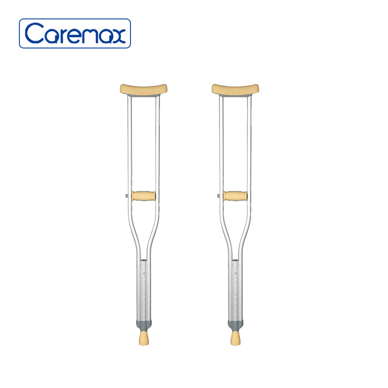 Multiple sizes Handicapped Disabled Walking Canes Adjustable Aluminum Underarm Elbow Crutches