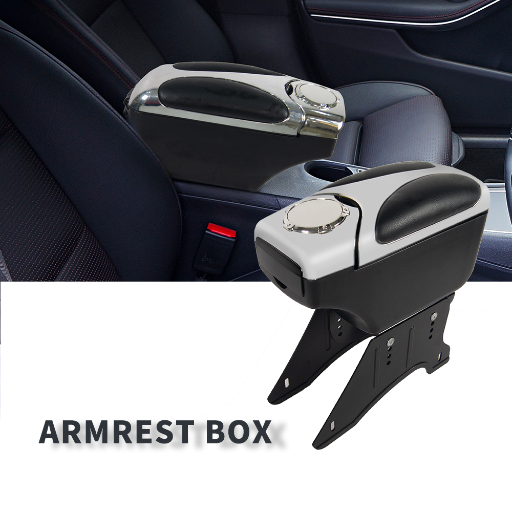 Car Accessories Auto Armrest Center Console Box Arm Rest Armrest Storage Box Aooya Brazo Auto Universal