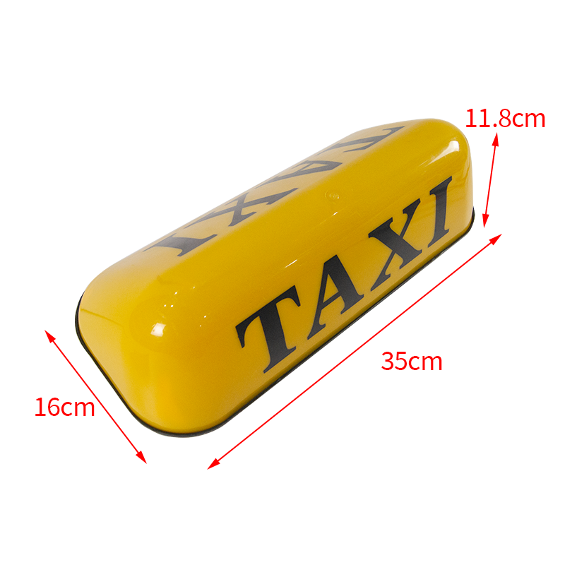 Carfu car accessories AC-776A 12V cab roof top advertising signs led bulb car top with rubber magnet taxi light