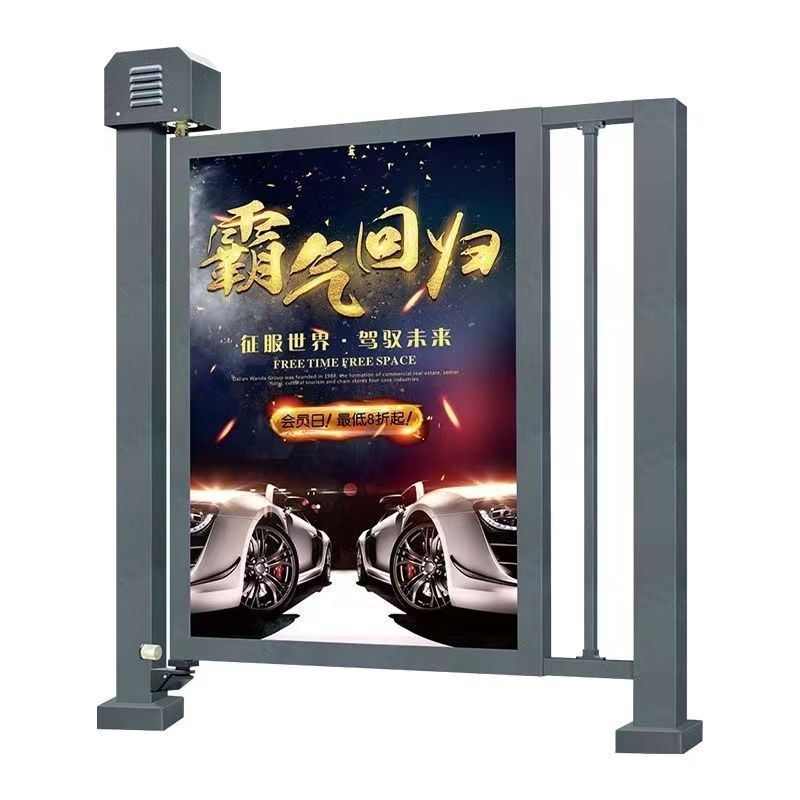 Automatic Anti Crash Residential Pedestrian Advertising Fencing Barrier Gate Swing Gate for Pedestrian Access Control