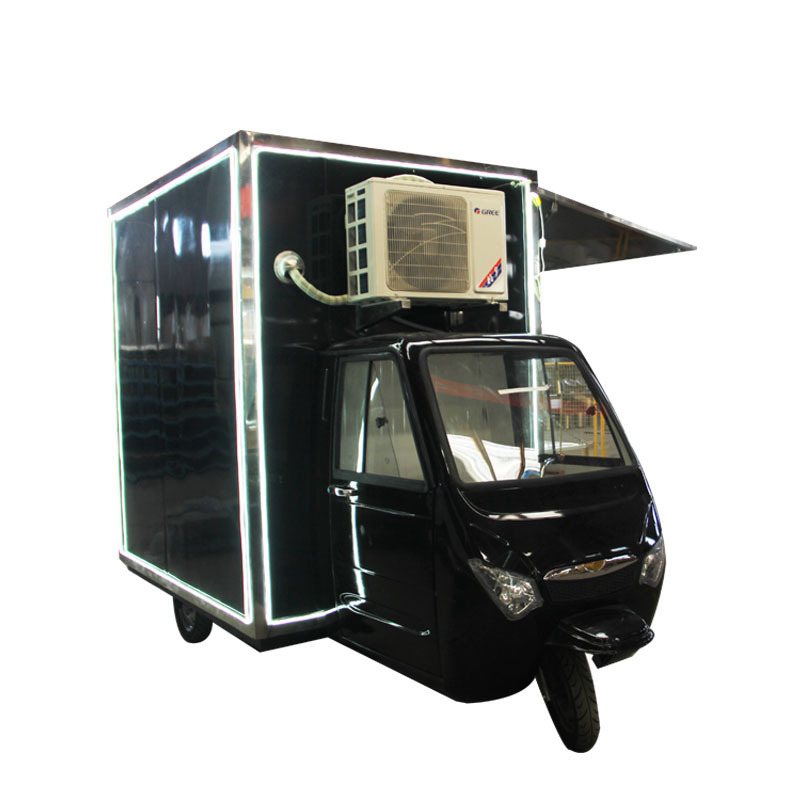 electric crepe deep fryer gyros mobile fast food tricycle