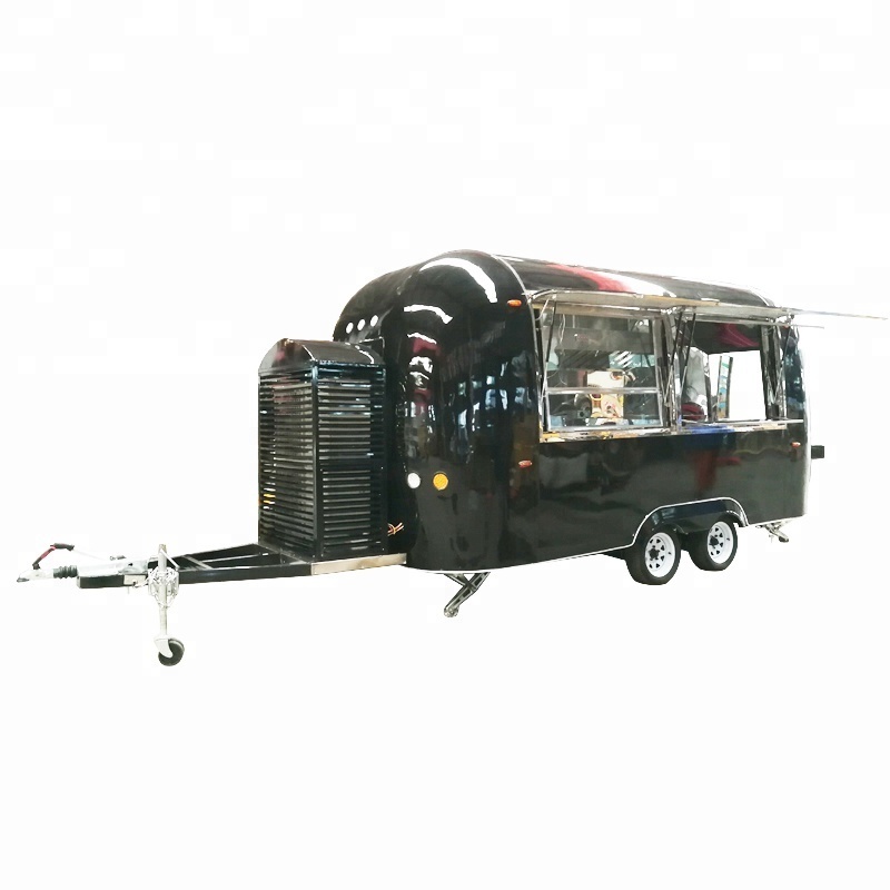 Outdoor coffee truck food trailer fast food kiosk