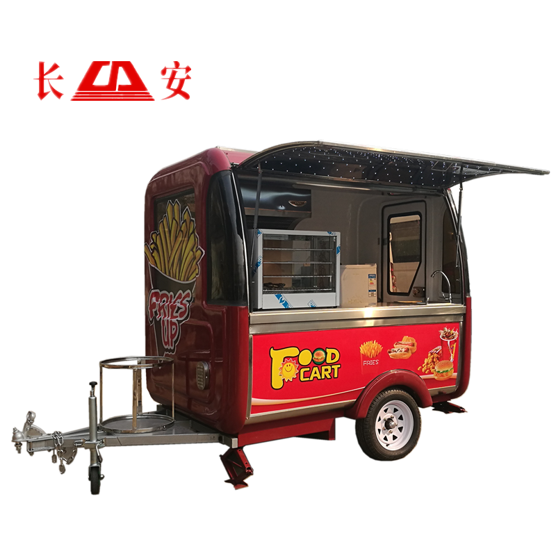 New style mobile street food vending cart BCF-7B