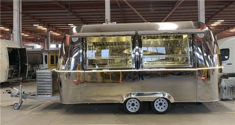 Fired Pizza Oven Gas Golf Carts for Sale Trailers Fast Food Trucks with Chocolate Tempering Machine/wood LED Lights Sancks