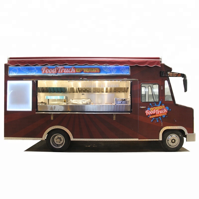 Factory Price Street Churros Barbecue Fast Food Trailer Ice Cream Food Truck Customized Mobile Restaurant Restaurant Equipment