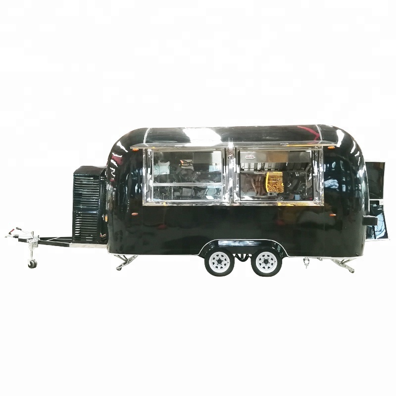 Outdoor coffee truck food trailer fast food kiosk