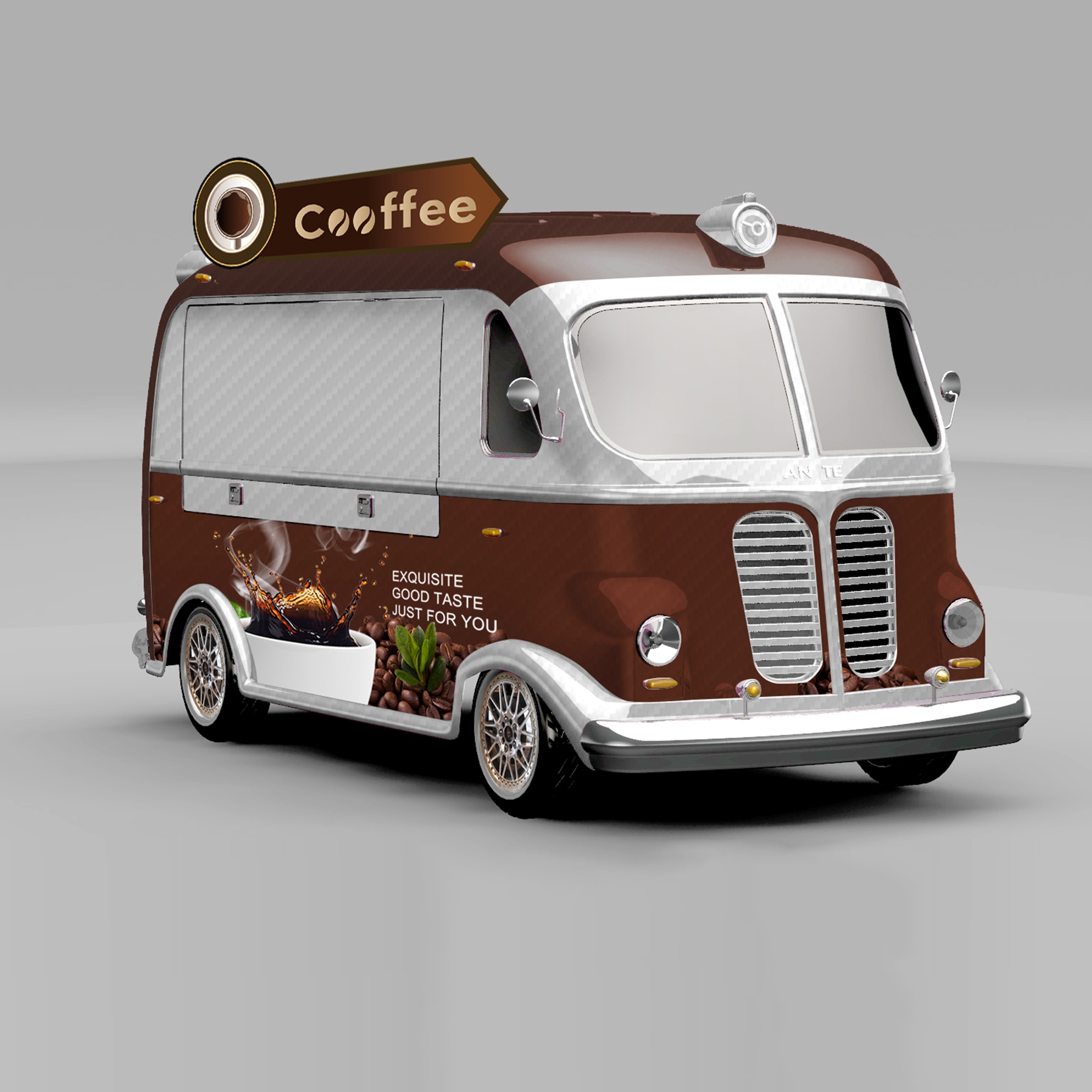 ANTE High Quality Commercial Coffee Electric  Mini Food truck for sale Small Food Truck Big Space