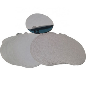 Self adhesive sandpaper for polishing automobile polished wood and metal 125mm sandpaper disc white sandpaper