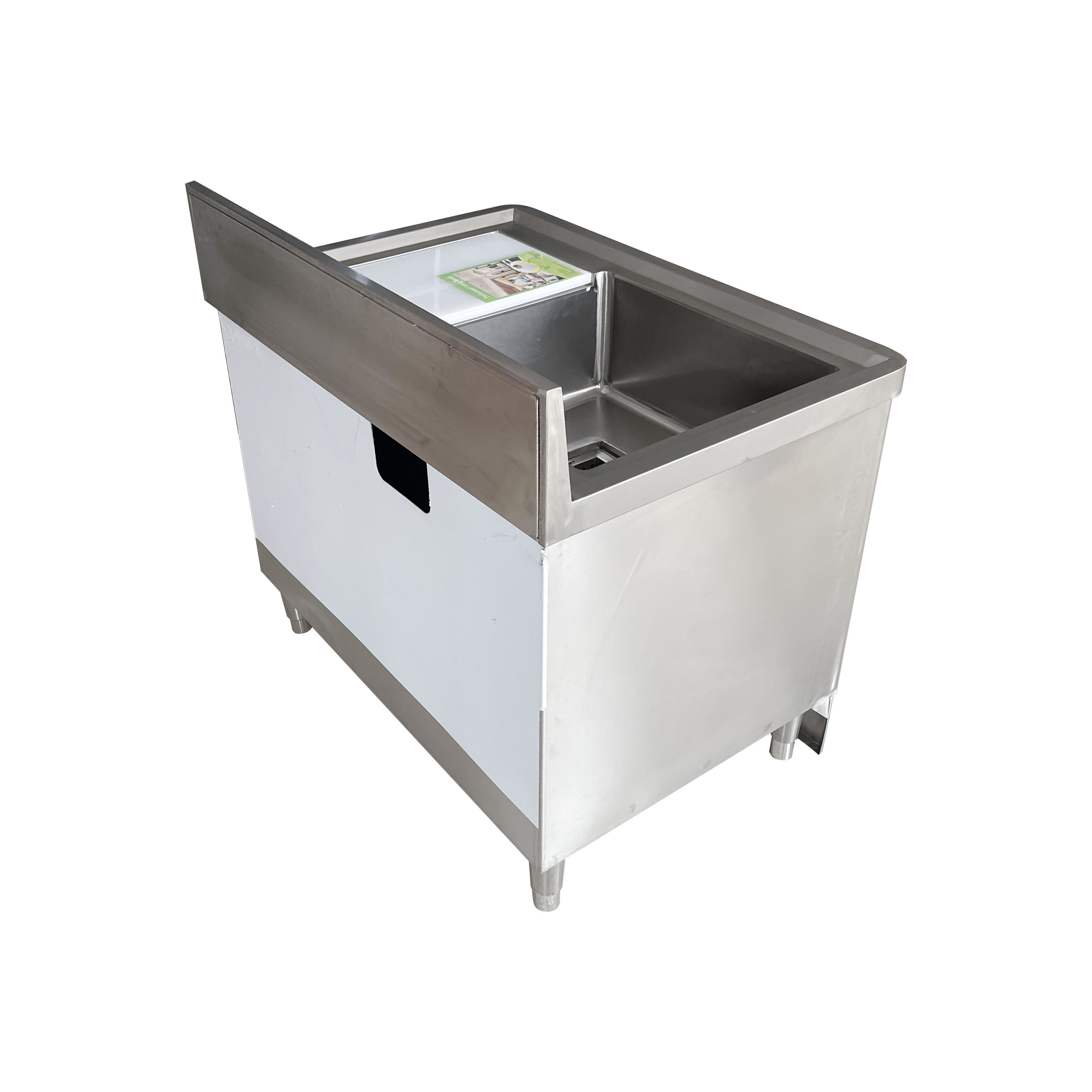 Stainless Steel Kitchen Sink 304 Commercial Sink And Table Stainless Steel With Cutting Board