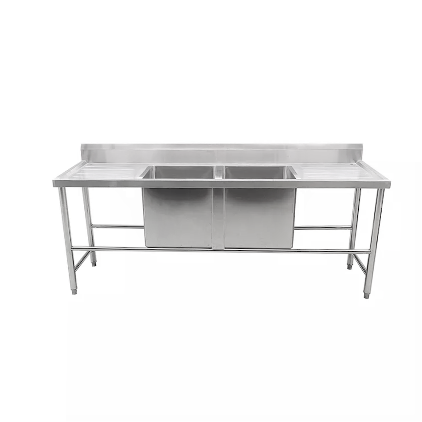 Long Service Time Durable Fish Processing Table Stainless Steel Table Sink