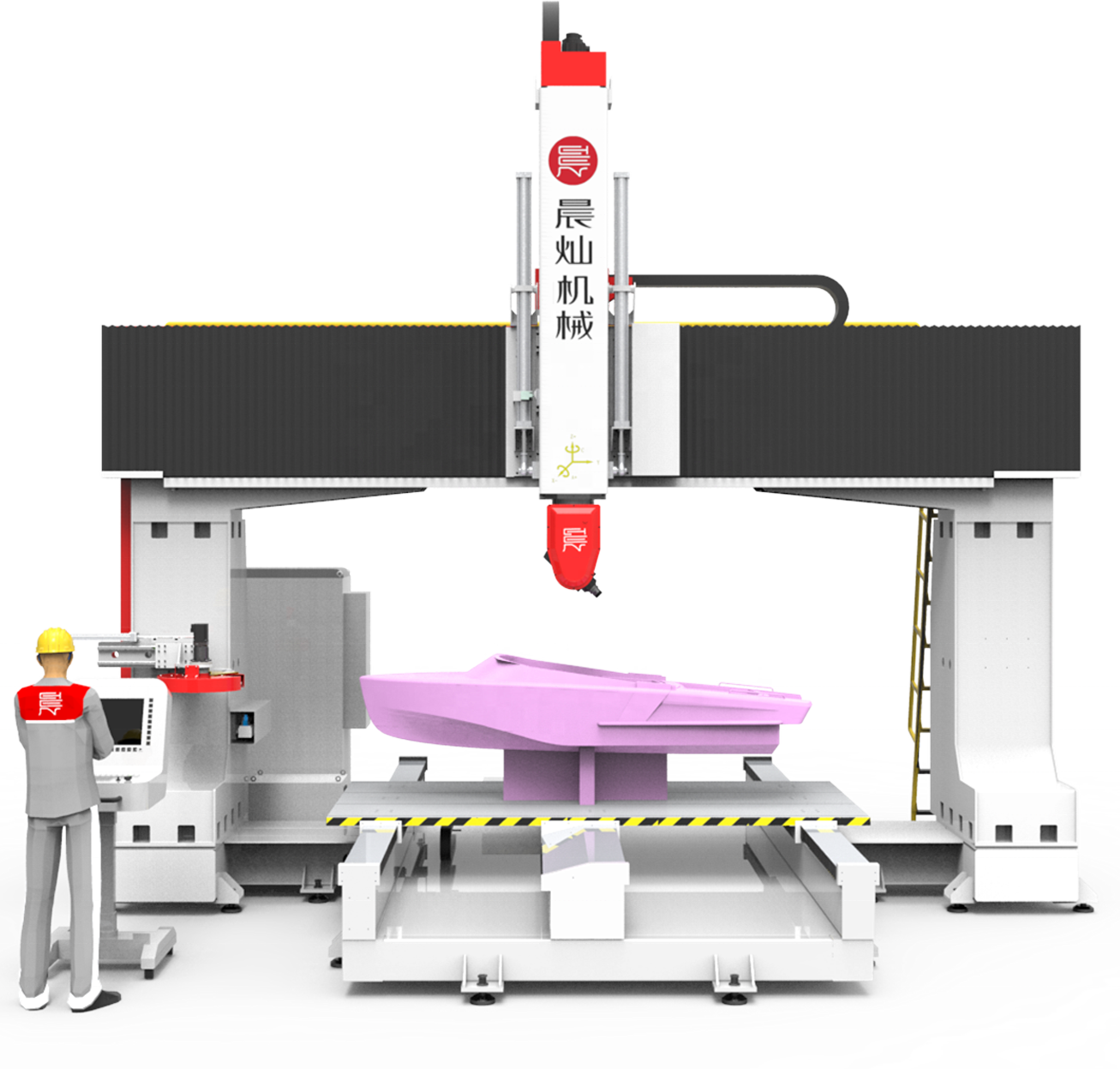 5 axis cnc router used for styrofoam EPS foam wood composite molds patterns milling cnc machine 5 axis