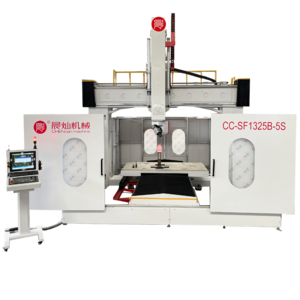 5 axis cnc router used for styrofoam EPS foam wood composite molds patterns milling cnc machine 5 axis