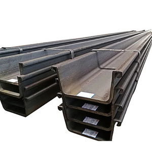 Q235 Q355 SY295 SY390  cold forming hot rolled steel sheet pile z  sheet pile SX27