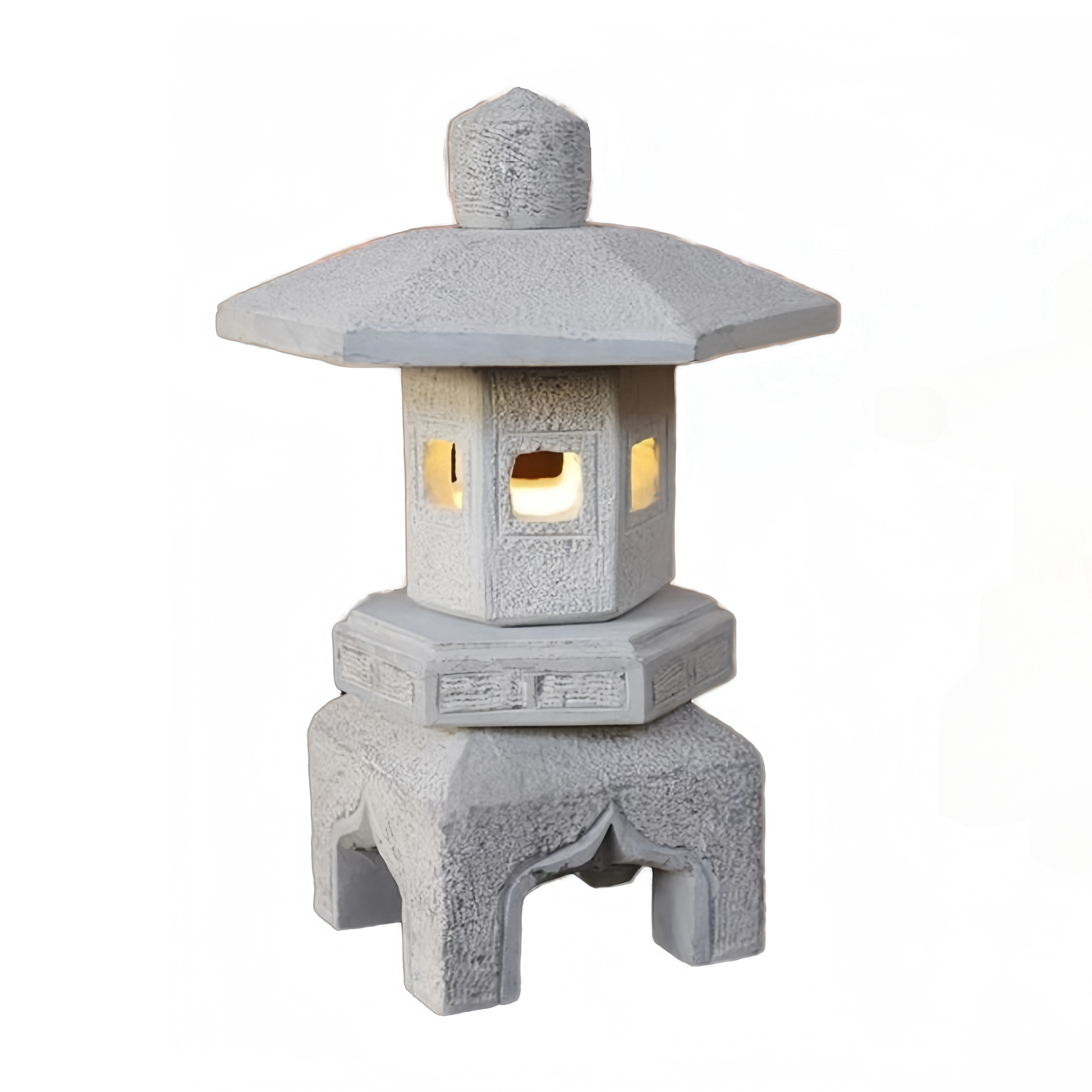 Japanese Decorative Carved Granite Stone Lanterns Handmade Outdoor Lantern Sale