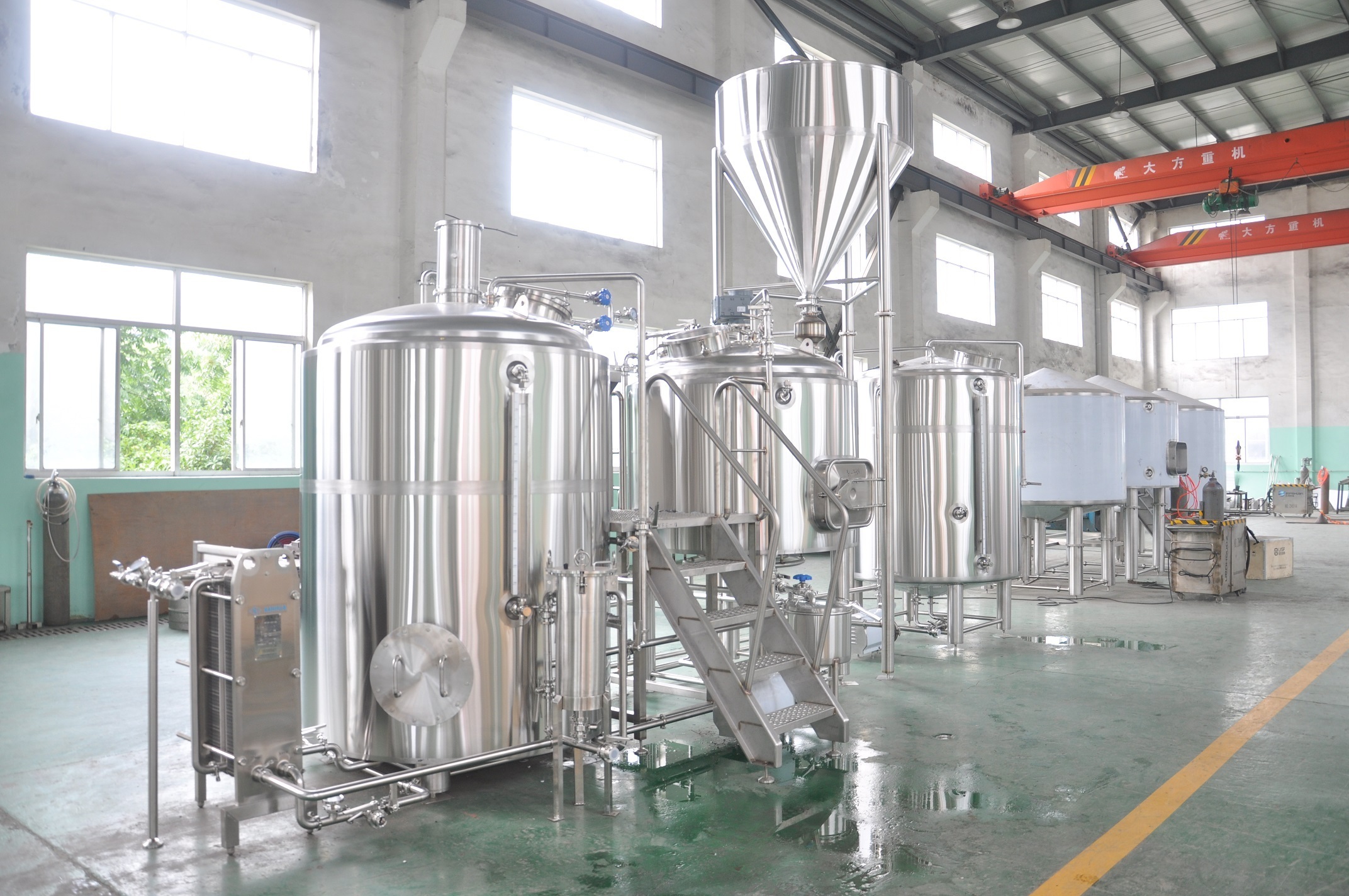 Direct Fired 15bbl Turnkey Beer Brewing System Competitive Price for Beer Manufacturing Plants with Capacities