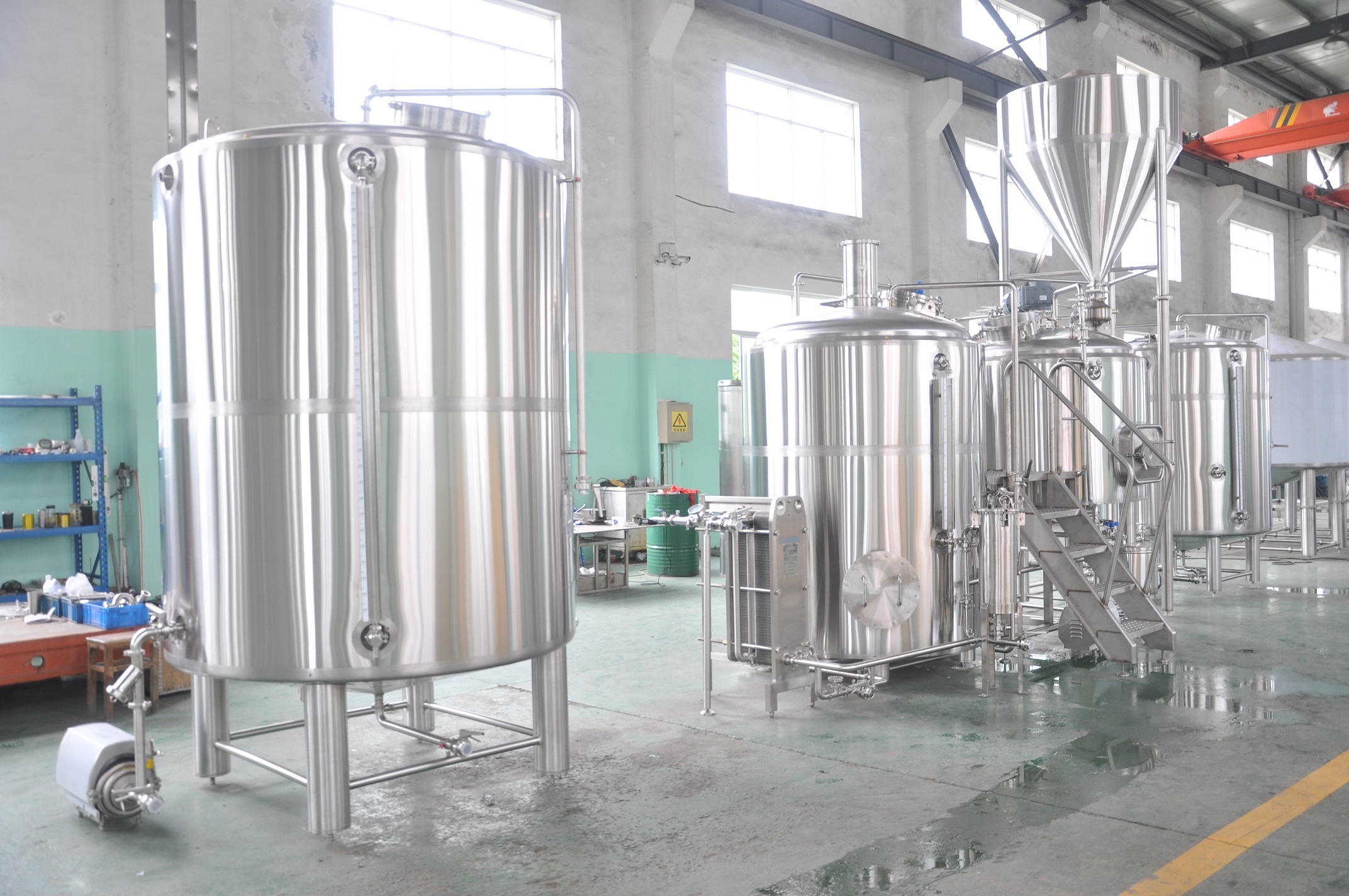 Direct Fired 15bbl Turnkey Beer Brewing System Competitive Price for Beer Manufacturing Plants with Capacities