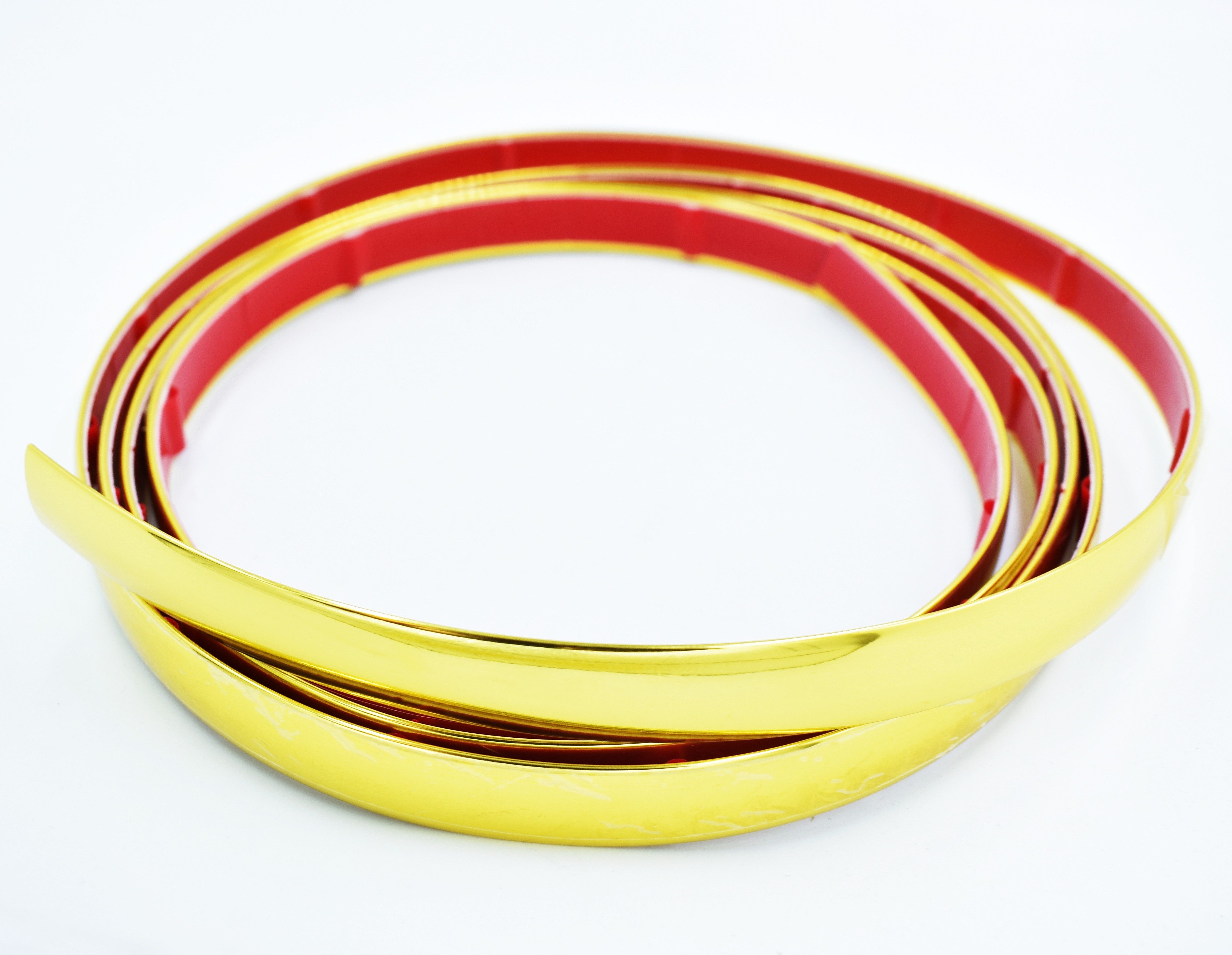 Wholesale 20mm Gold Plastic Self-adhesive Flexible Molding Strip Trim for Furniture