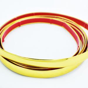 Wholesale 20mm Gold Plastic Self-adhesive Flexible Molding Strip Trim for Furniture