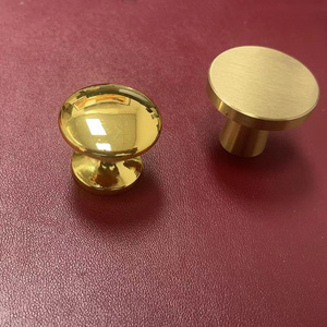 Wholesale Metal Gold Round Drawer Pulls and Knobs for Furniture