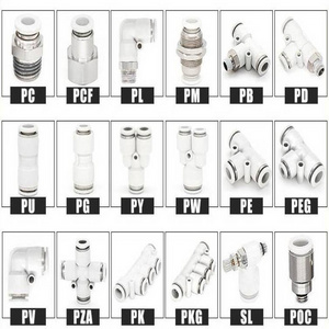 High Quality pneumatic cylinder accessories fittings one touch tube Air Connector