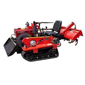 Multifunctional 25HP Mini Farm Tractor For  Agriculture Use Mini Tractor Rotary Tiller